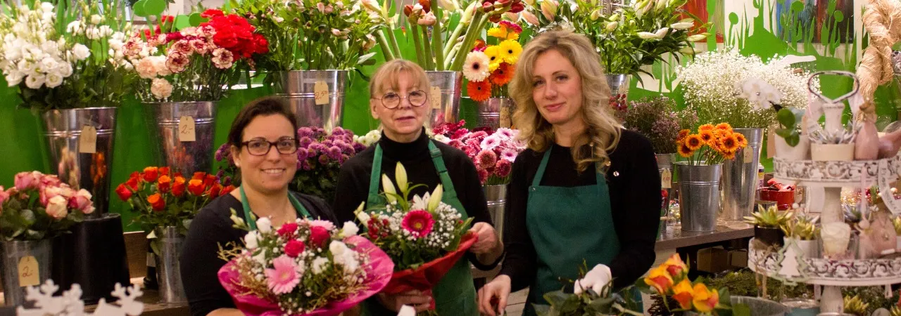 Sonia, Erika und Stephanie vom Blumenfee-Team